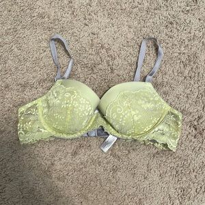 Victoria’s Secret Dream Angels Demi Bra Green and Gray